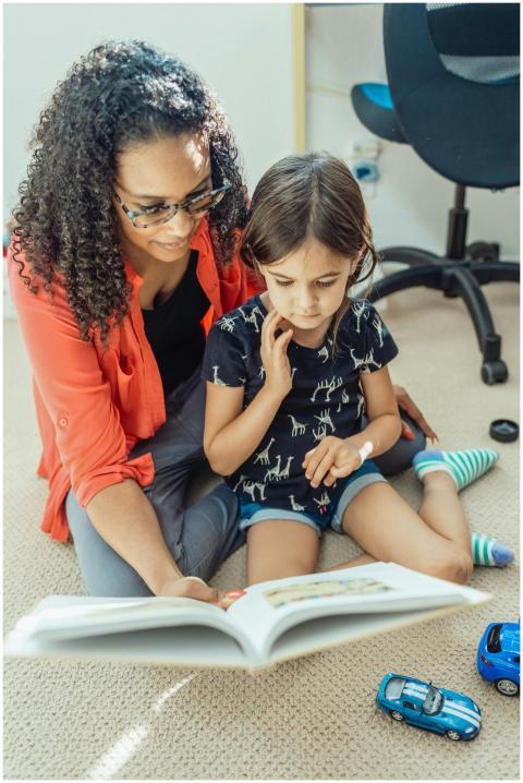 A loving mother and daughter enjoy a bonding time