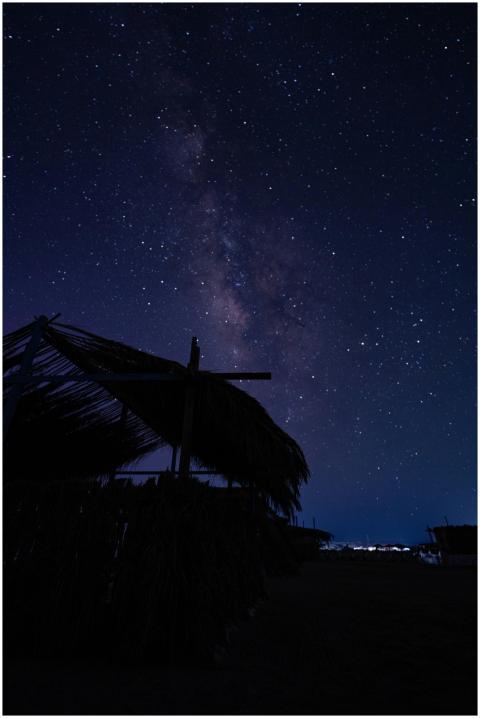 Captivating view of the Milky Way exploring the ni