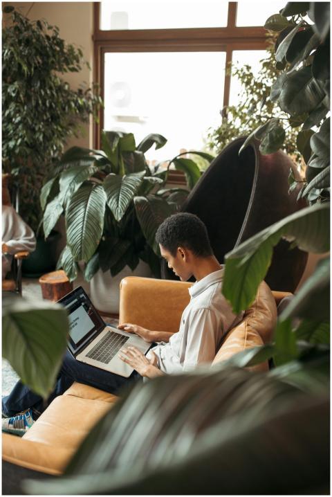 Diligent young professional working in a plant-fil