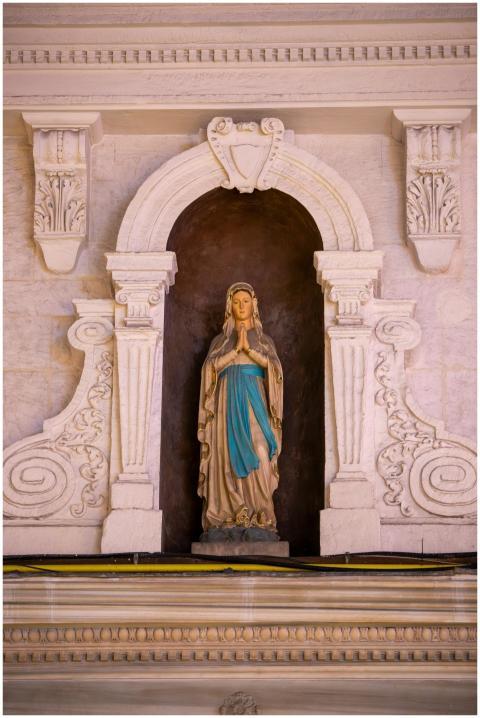 Intricate Statue Virgin Mary