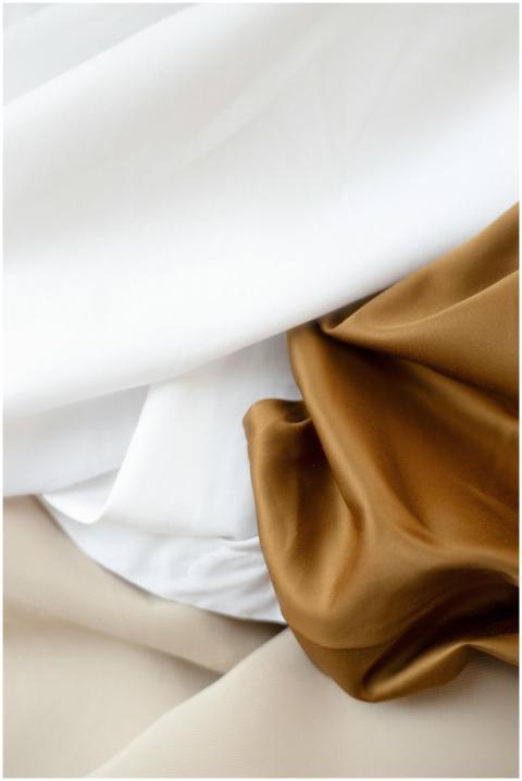 A sophisticated still life of crumpled multicolore