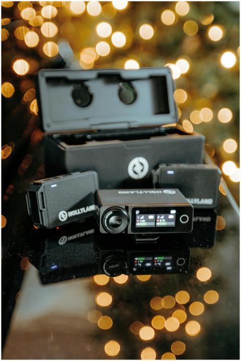 Compact Tech Gadget Bokeh