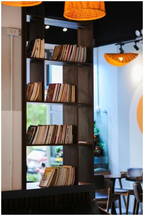 Warm, inviting coffee shop interior in Hà Nội with