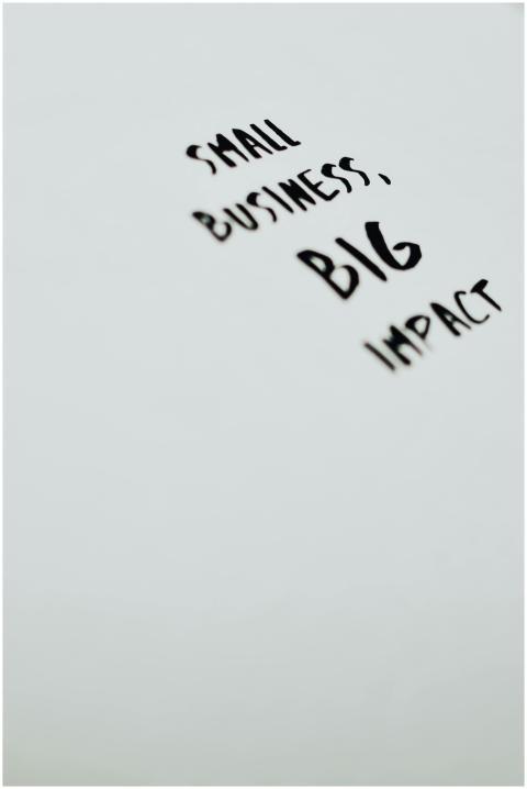 A motivational quote highlighting the impact of sm