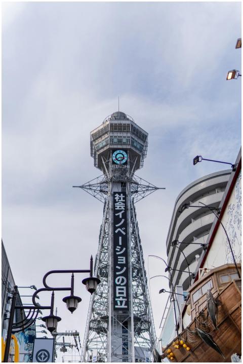 Iconic Tsutenkaku Tower Osaka