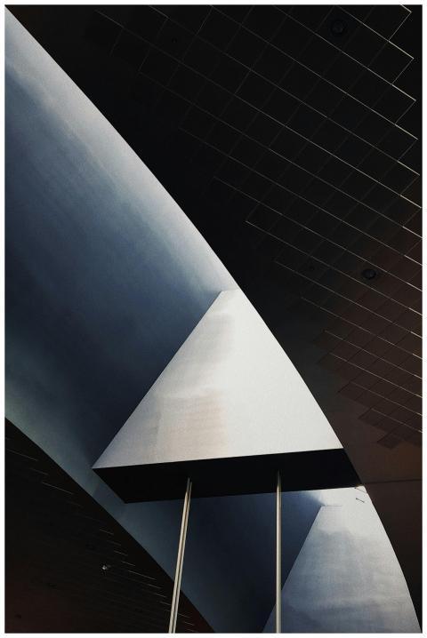 Capture of modern abstract architectural geometry