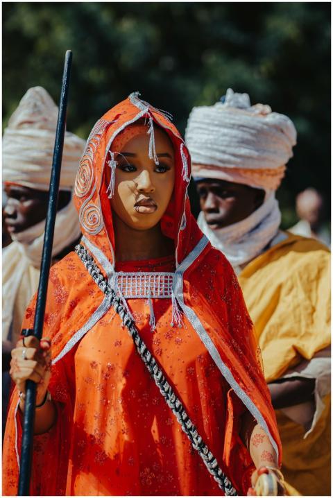 Colorful Traditional African Attire