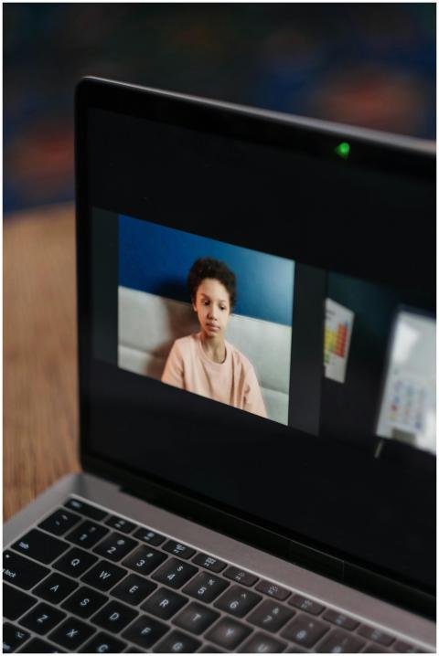 A young African American girl participates in an o