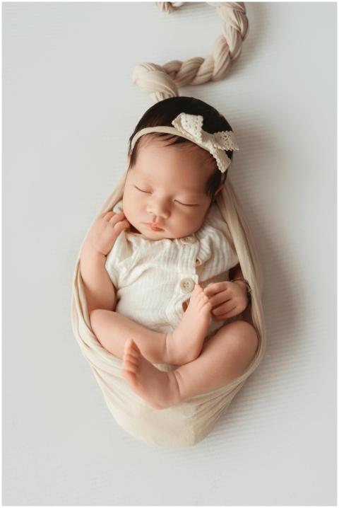 Adorable Sleeping Newborn Cozy