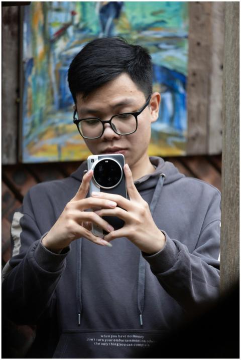 Young Man Taking Selfie