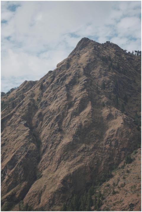 Majestic Mountain Peak Under