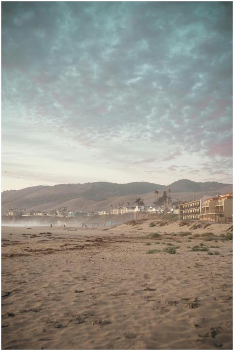 Tranquil Coastal Town Dusk