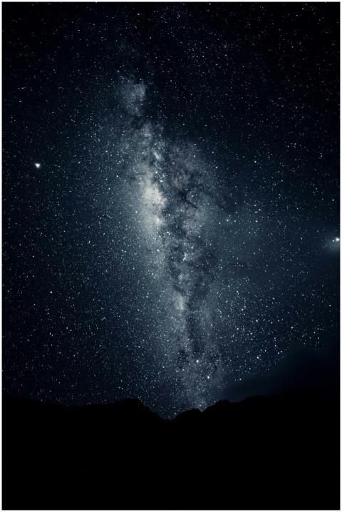 Captivating view of the Milky Way galaxy with a mo