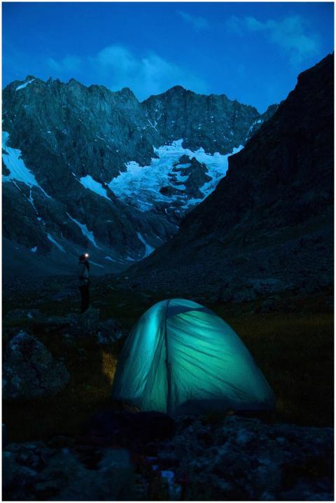 Experience the tranquility of a night camp in the