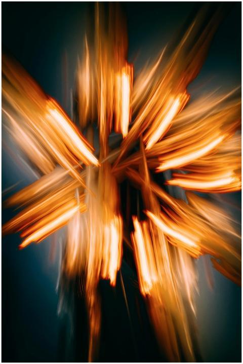 Dynamic abstract art with vibrant fiery hues creat