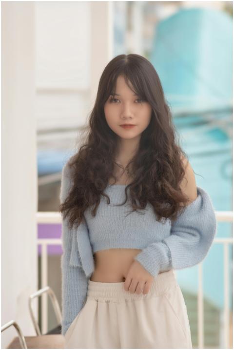 Portrait Young Woman Casual