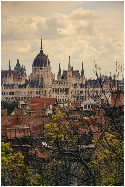 Discover the iconic Hungarian Parliament amidst Bu
