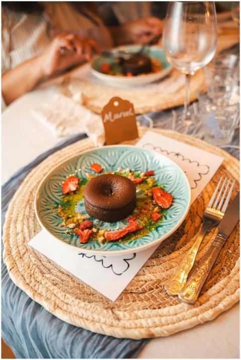 Gourmet Chocolate Dessert Artistic