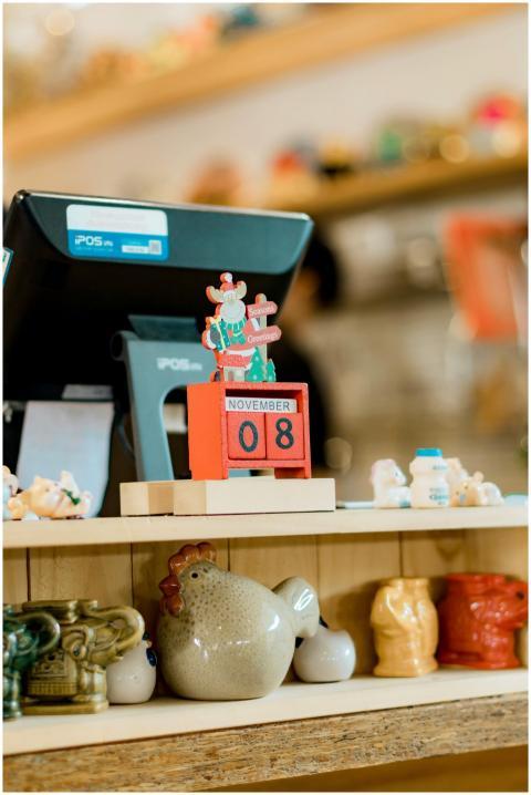 Cozy Gift Shop Counter