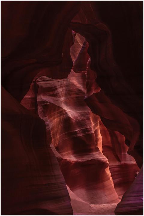 Stunning rock formations and light play in Antelop