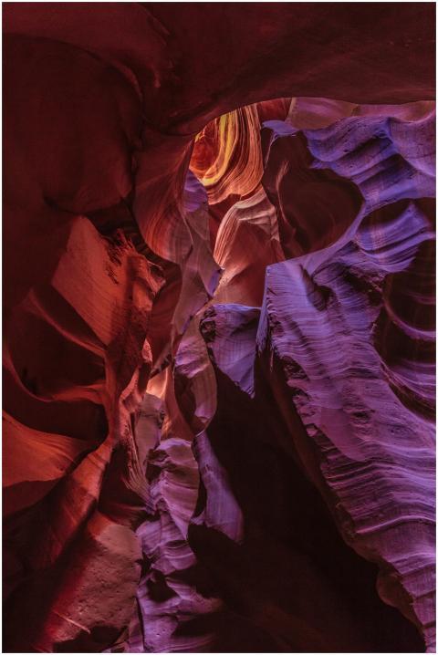 Vibrant and dramatic rock formations in the mesmer