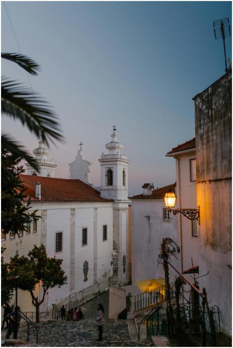 Twilight captures the Church of Sao Vicente de For
