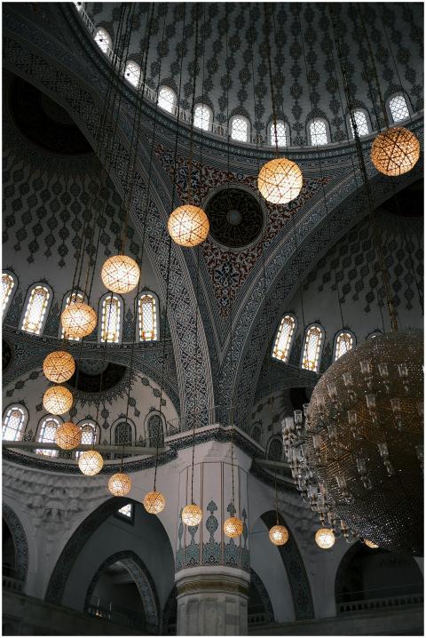 Stunning architectural details and lighting inside