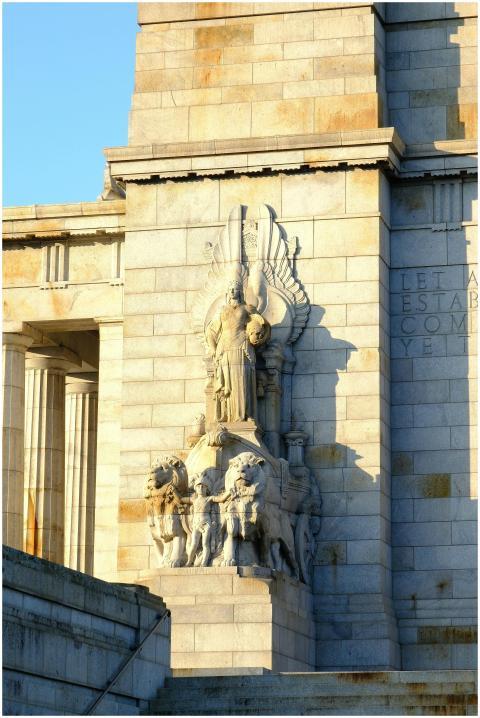 Explore the stunning stone sculpture at the Shrine