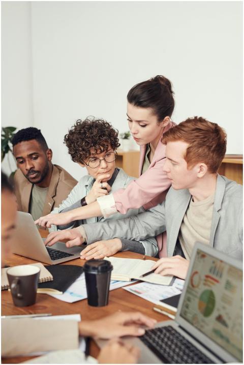 A group of professionals engaged in a collaborativ