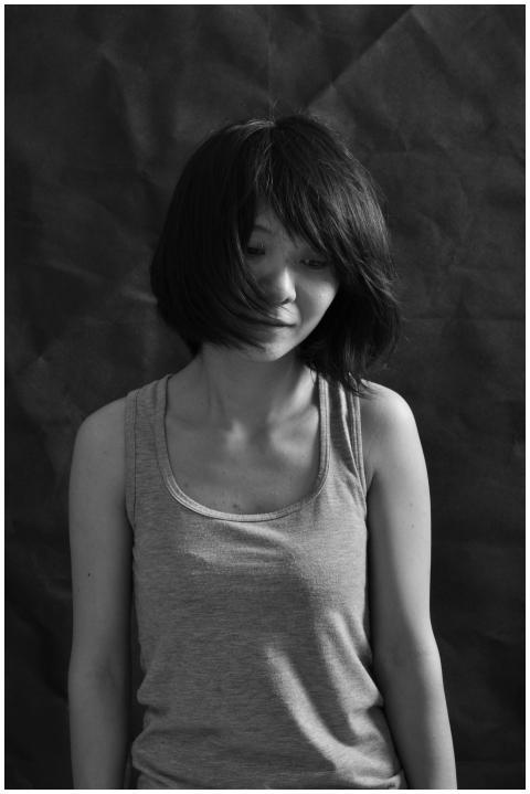 Contemplative Portrait Young Woman