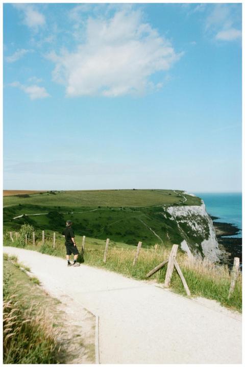 White Cliffs Dover England