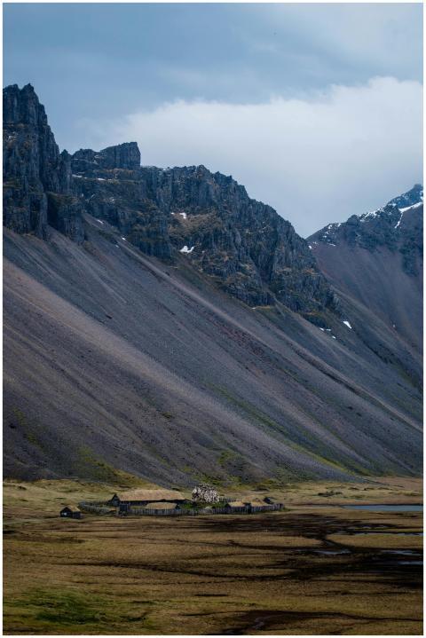 Majestic mountain view at Höfn, Iceland, showcasin