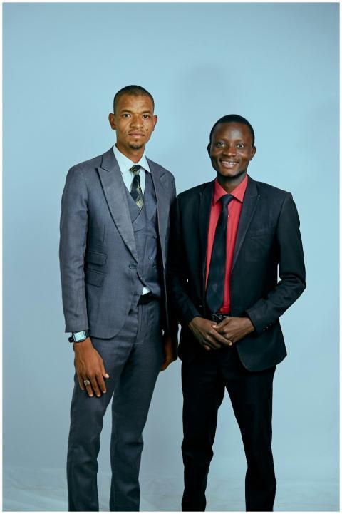 Business Professionals Posing Formal