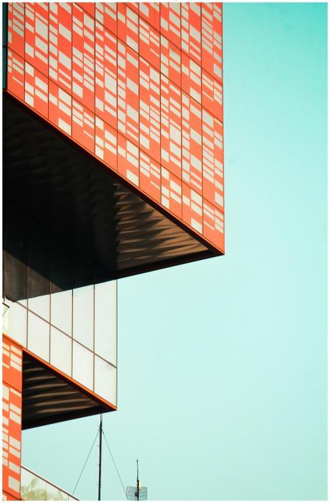 Modern Architectural Facade Geometric