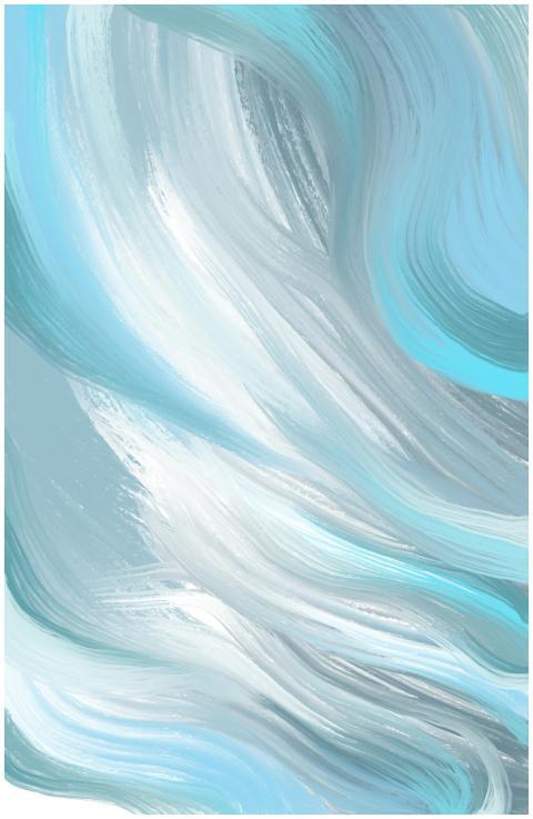 Abstract swirling patterns in blue and grey creati