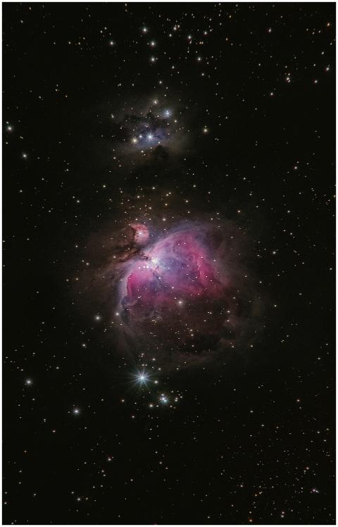 A breathtaking astrophotography capture of the Ori