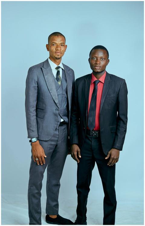 Business Portrait Two Professionals