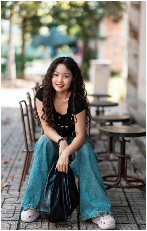 Young Woman Relaxing Outdoors