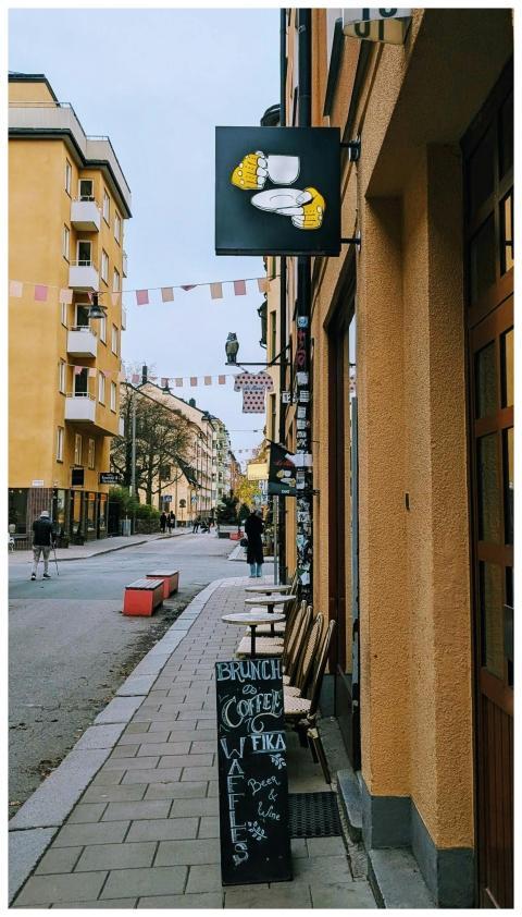 Charming Stockholm Street Scene