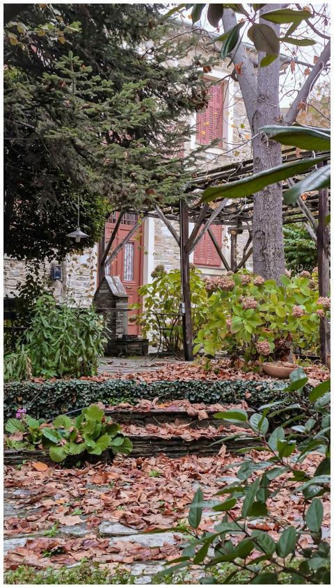 Charming Autumn Garden Rustic