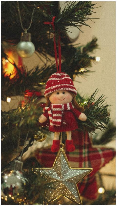 Cute Christmas Doll Ornament
