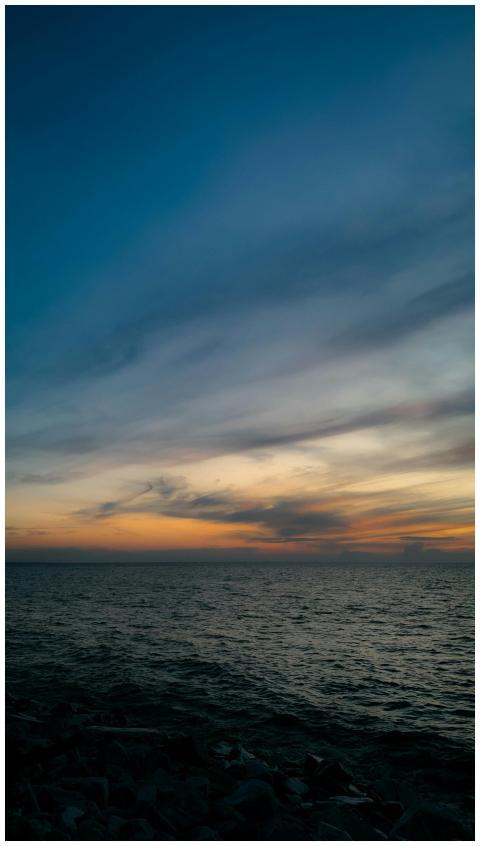 Serene Sunset Over Tranquil