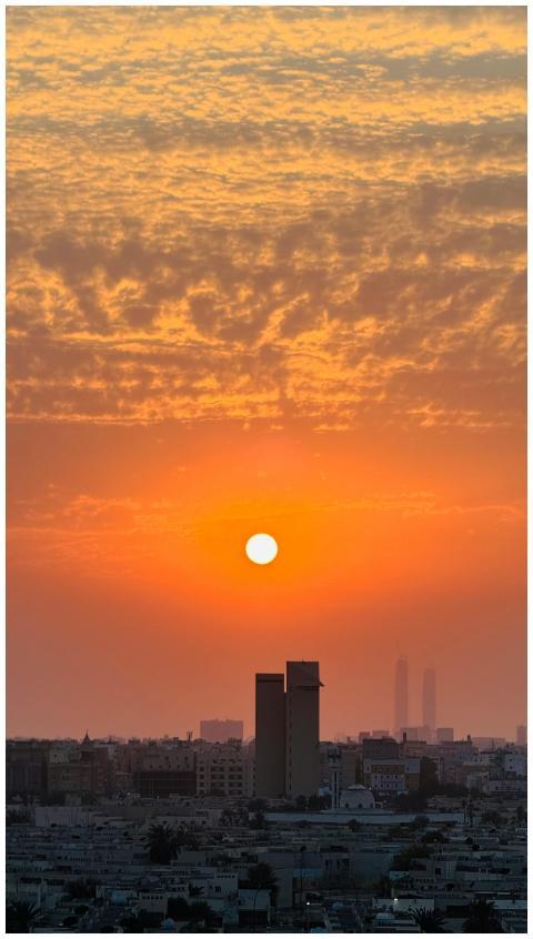 Mesmerizing Urban Sunset Over