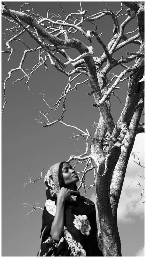 Black White Portrait Woman