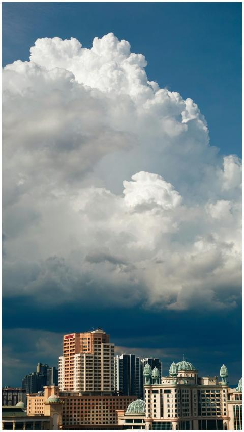 Thunderstorm approaching at Sunway city Kuala Lump