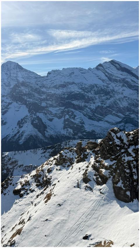 Snowy Peaks Lauterbrunnen Winter