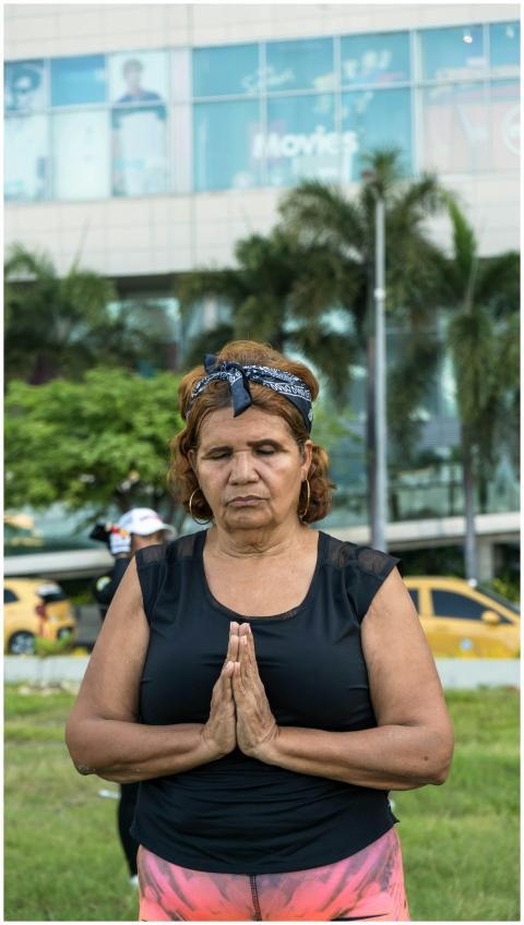 Senior Woman Practicing Mindfulness
