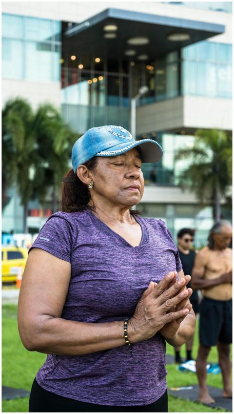 Senior Woman Practicing Yoga