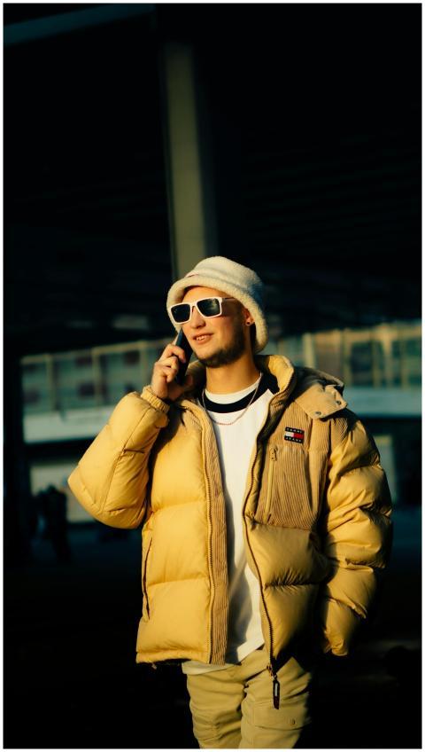 Young Man Winter Wear