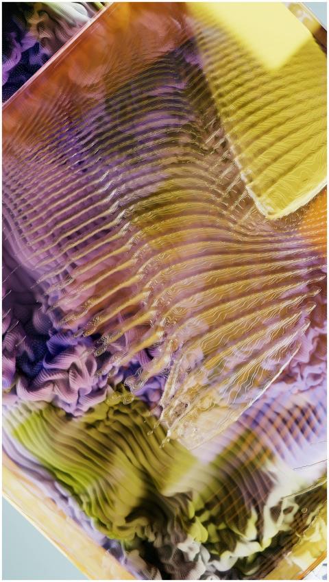 Colorful abstract art with 3D visual effects, crea